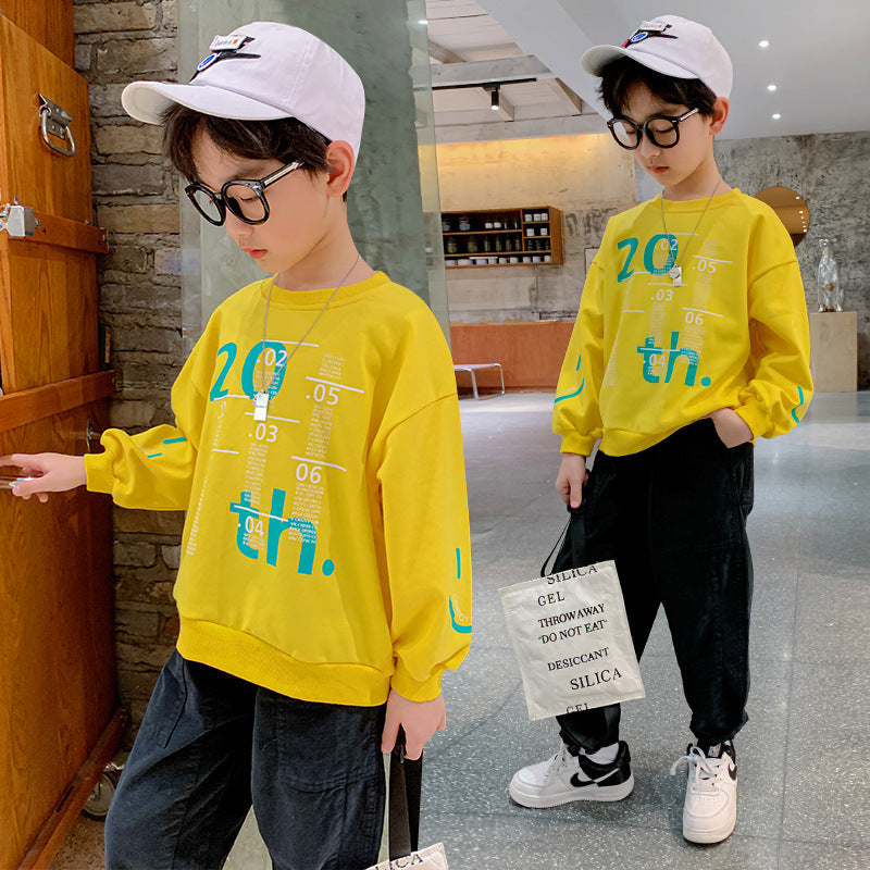 Outer Wear Trendy Children's Handsome Korean Children's Sweater