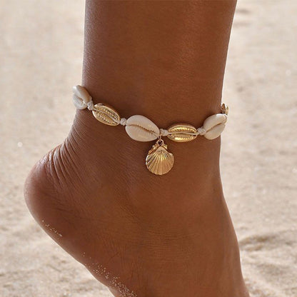 Beach Vacation Shell Anklet Bohemian Style