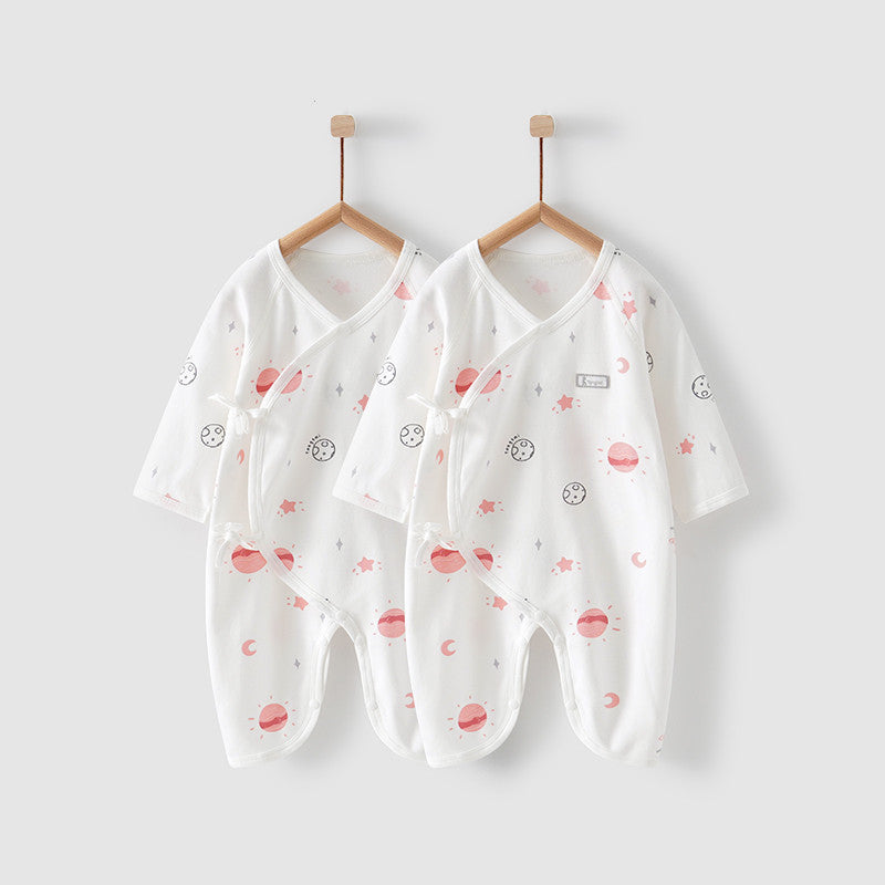 Baby Autumn Two-piece Newborn Onesies Four Seasons Romper Cotton Clothes