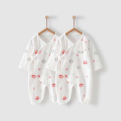 Baby Autumn Two-piece Newborn Onesies Four Seasons Romper Cotton Clothes