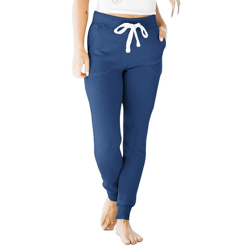 All-matching Slim Fit High-waisted Trousers Women