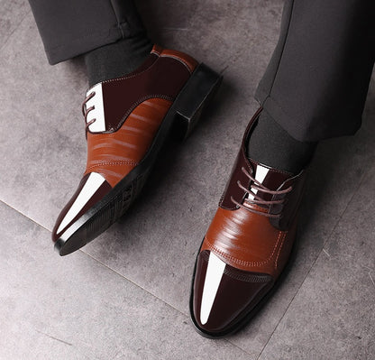 summer new shoes men's business dress large size shoes fashion hundred tower wedding shoes