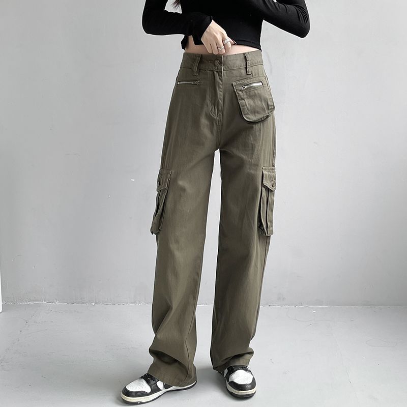 Women's Versatile Loose Pure Cotton Workwear Pants