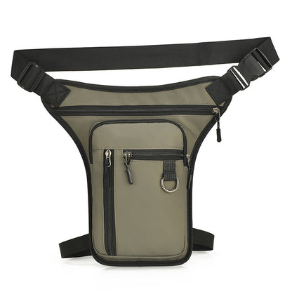 Men's Waist And Leg Bag Multi-functional Waterproof Shoulder