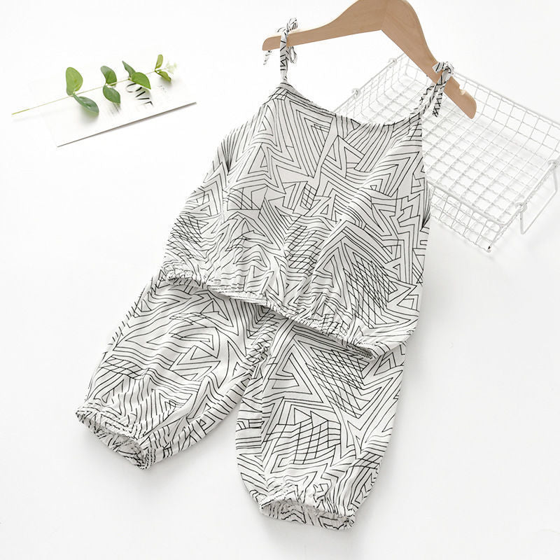 Summer Girl Camisole Kids Two Piece Set