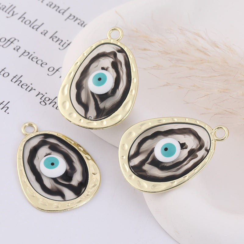 Alloy Oil Dripping Devil's Eye Ornament Pendant