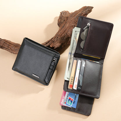 Short Wallet Men's Multi-functional Large Capacity