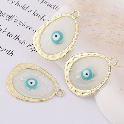 Alloy Oil Dripping Devil's Eye Ornament Pendant