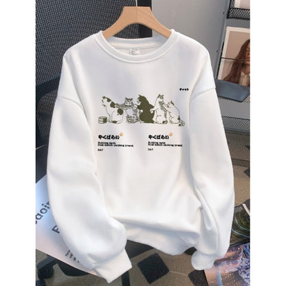 AutumnWinter Sweater Women's Printed Korean Style