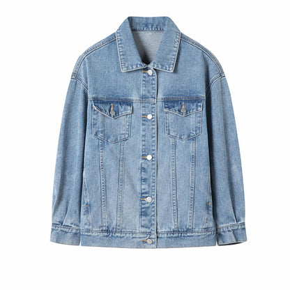 Slimming American Vintage Denim Jacket Ins