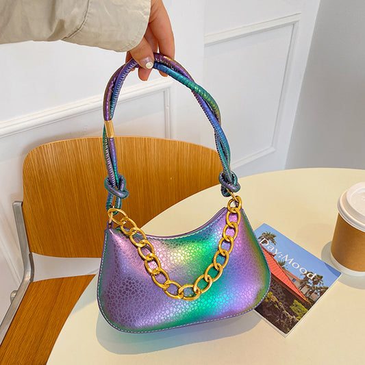 Gradient Color Women's Bag Portable Shoulder Bag Trendy Fashion