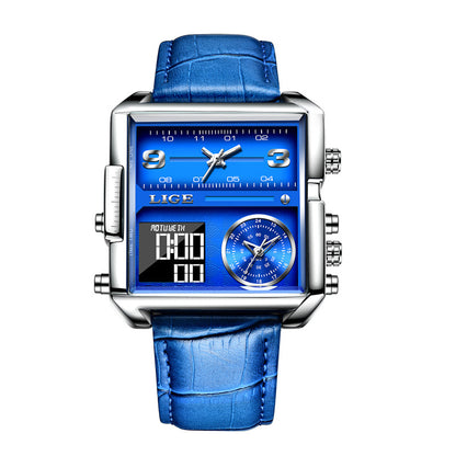 Advanced Dual Display Electronic Quartz Watch