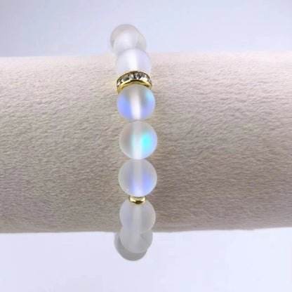 Moonstone Crystal Bracelet Female Shambhala Ball