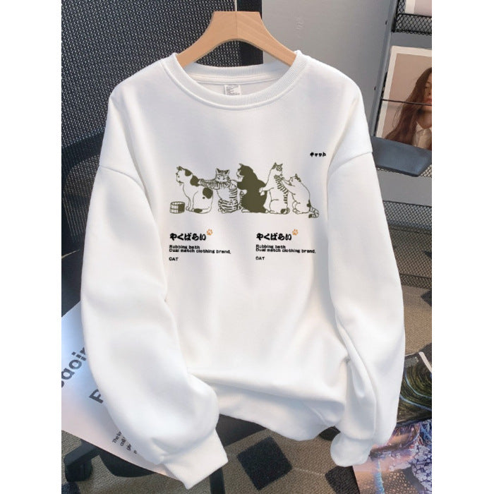 AutumnWinter Sweater Women's Printed Korean Style