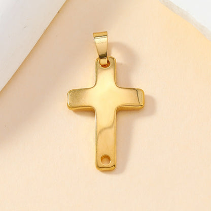 Single Pendant Stainless Steel Cast Ornament Cross