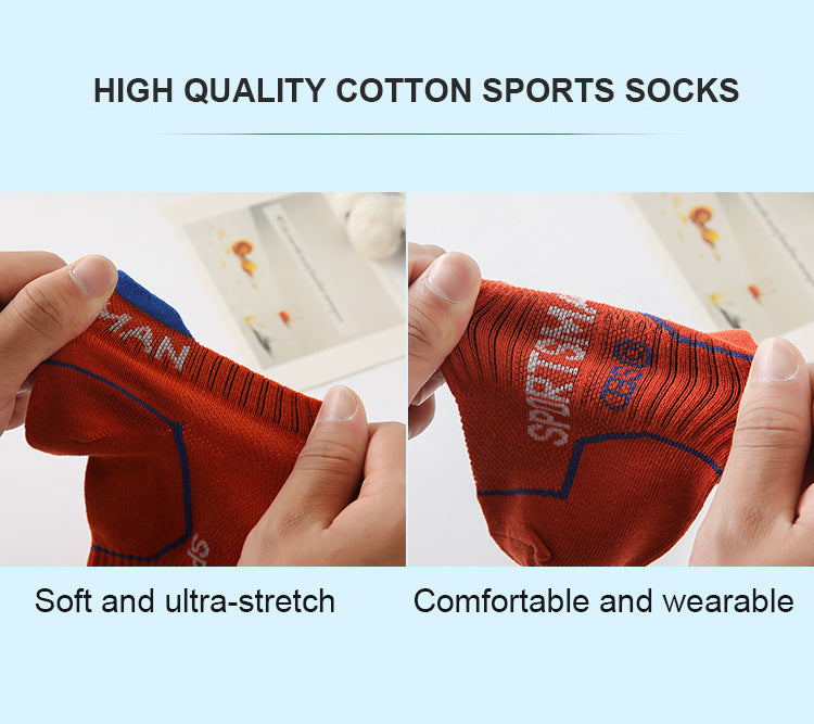 Socks Male Socks Summer Thin Solid Color Letter Mesh Breathable