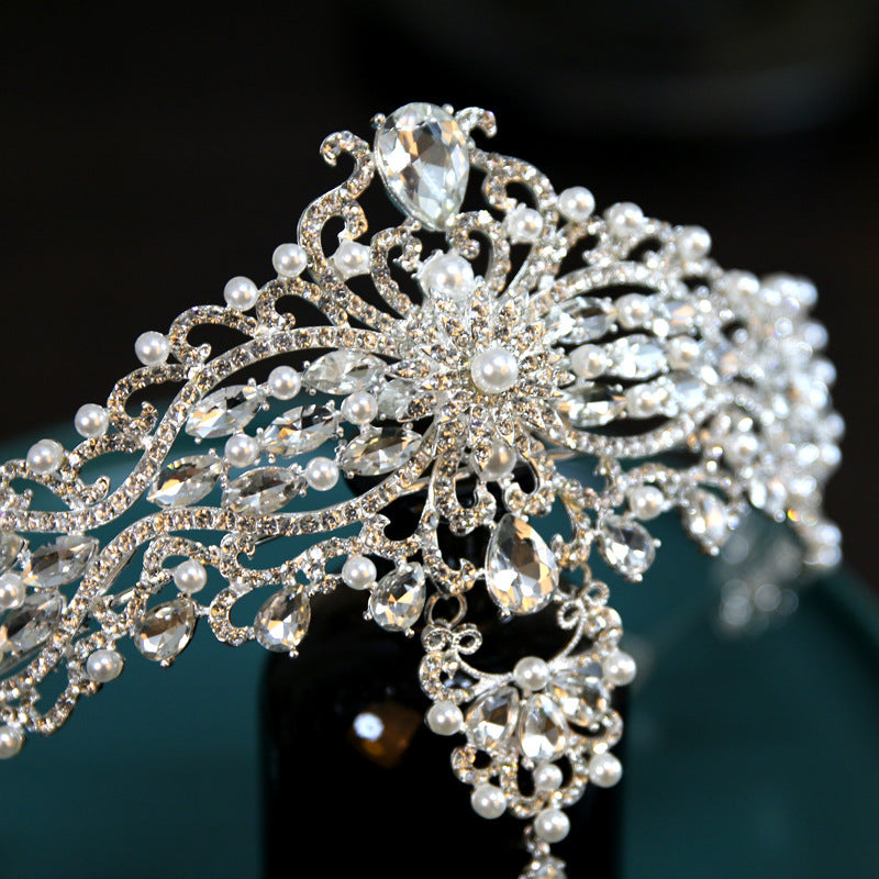 Baroque Bride Crown Fashion Headwear