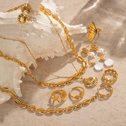 Versatile Seashell And Ocean Element Jewelry