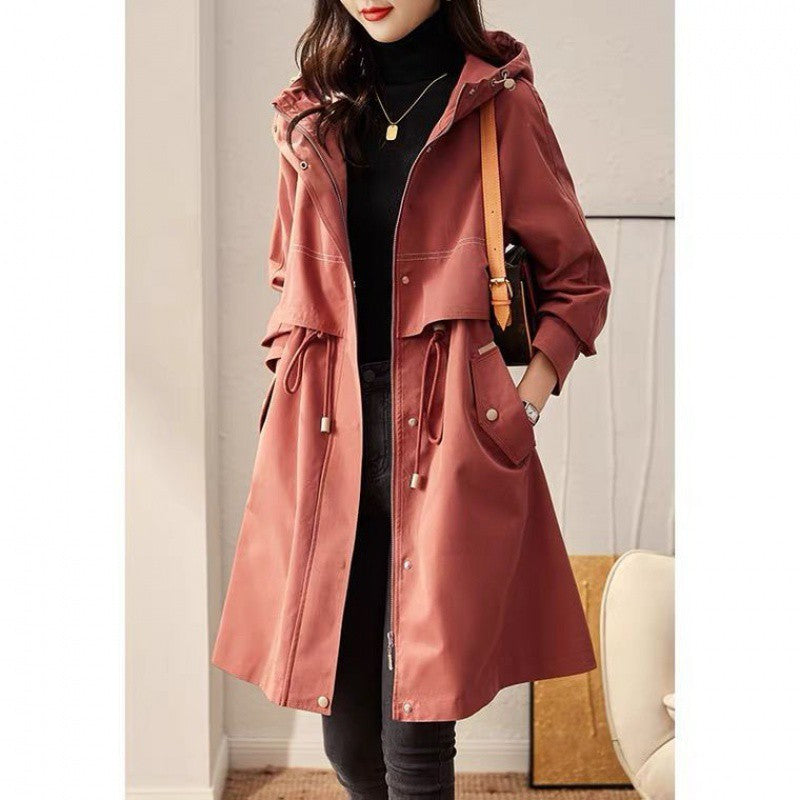 Women's Spring And Autumn Windbreaker Korean Fashion Overcoat