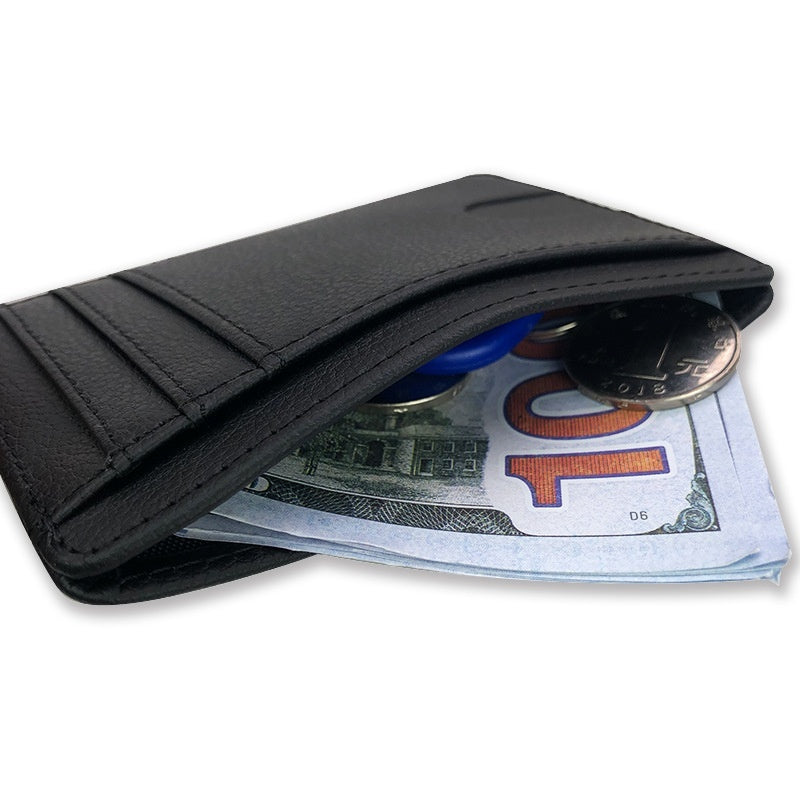 Multiple Card Slots Portable Pu Leather Credit Card Bag Card Holder