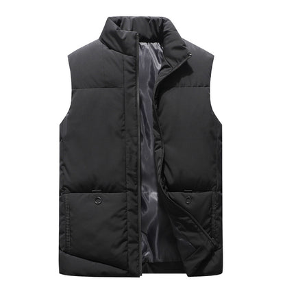 Autumn Men's Casual Cotton Vest Warm