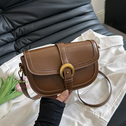 Women's Retro High-grade Fashion Crossbody Saddle Bag