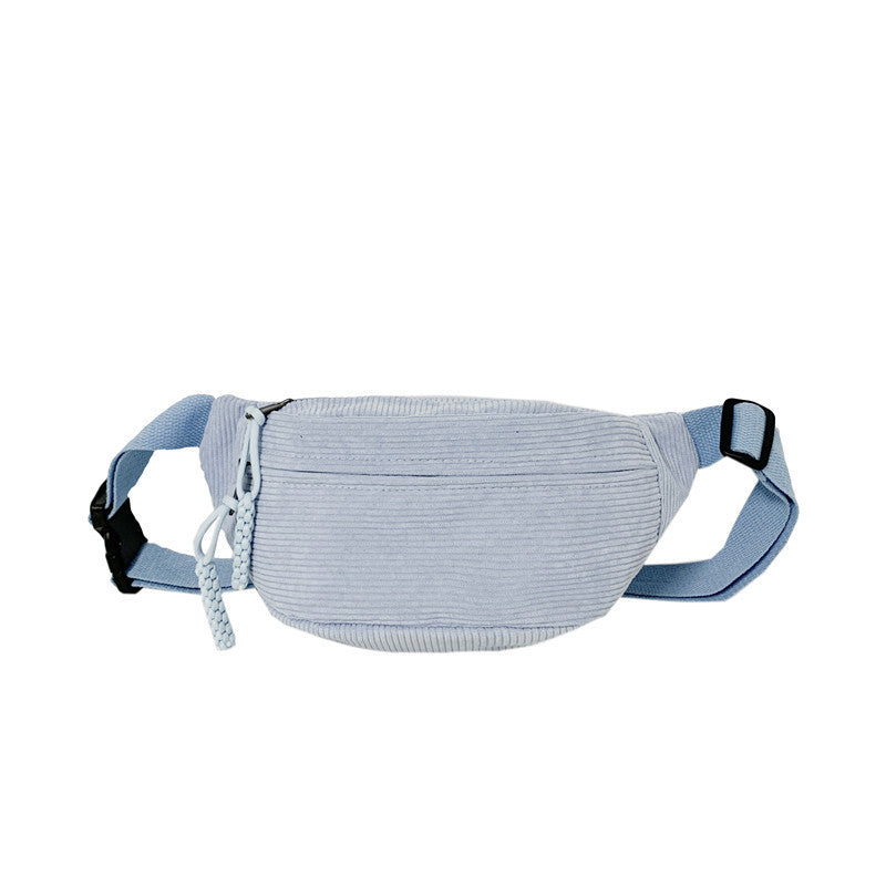 Women's Leisure Corduroy Lazy Corduroy Waist Bag