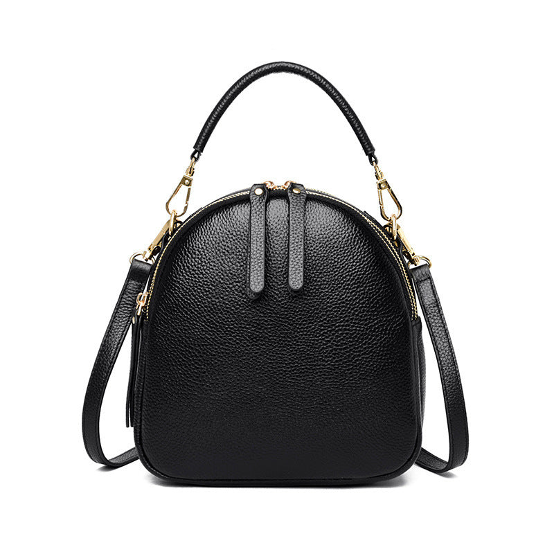 Top Layer Cowhide Single-shoulder Leather Chain Bag