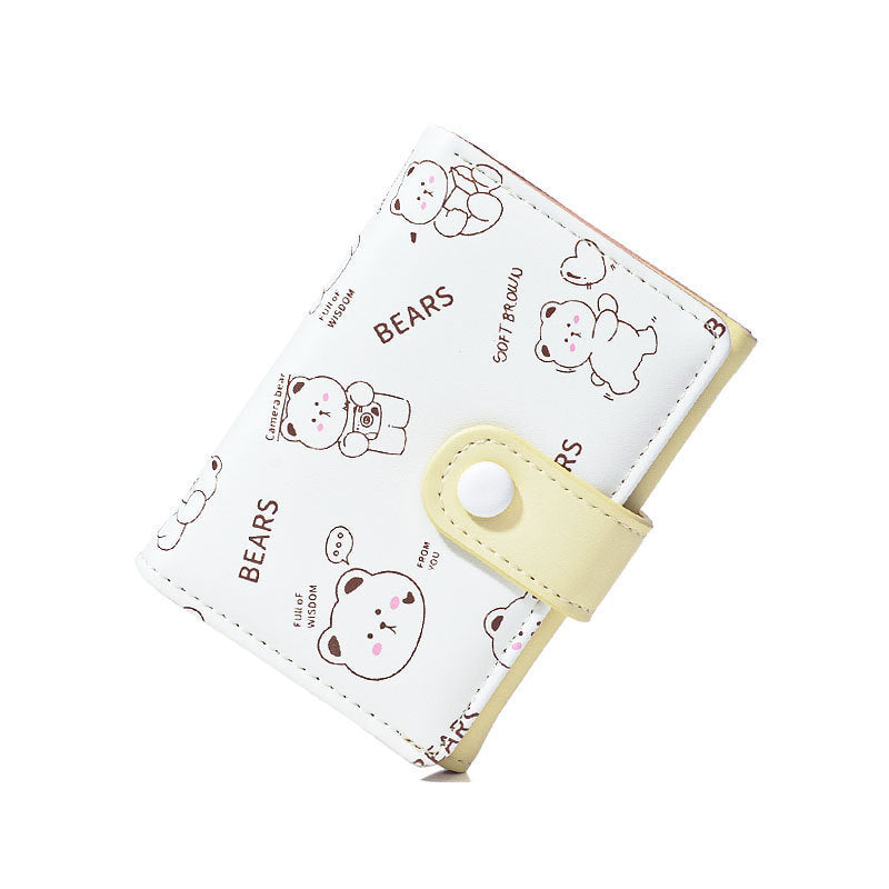 Girl's Wallet Short Cartoon Cute