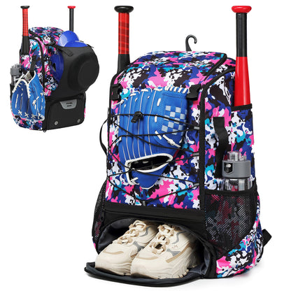 Baseball Equipment Backpack Large Capacity Portable Multifunctional