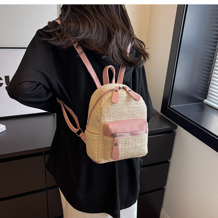 Summer Small Backpack Mini Versatile Small Schoolbag