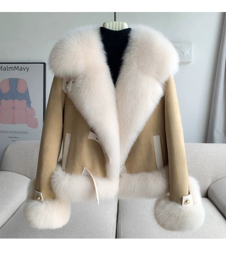 Fur Coat Women's All-match Top