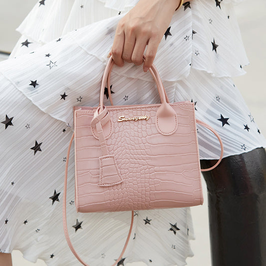 Pattern Letter Label Candy Color Pendant Birkin Bag