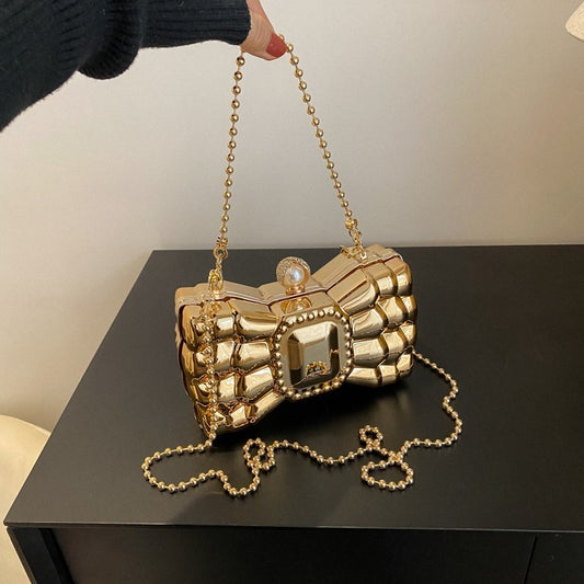 Women's Fashion Acrylic Hard Case Box Bag