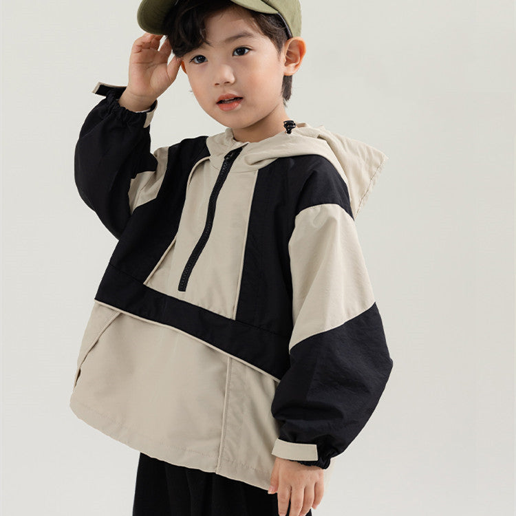 Boys Fashion Casual Outdoor Jacket Coat