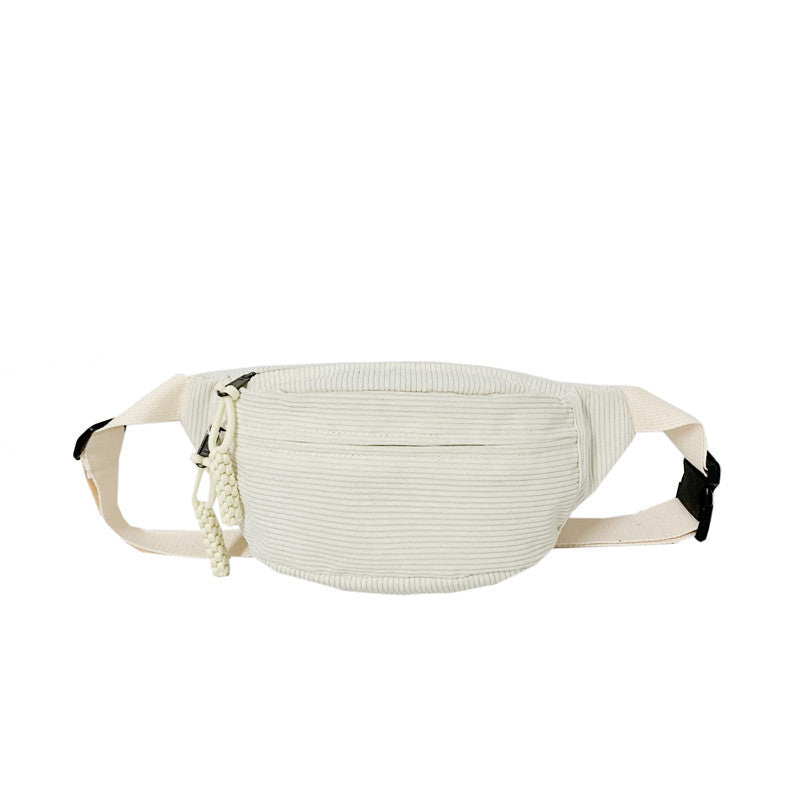 Women's Leisure Corduroy Lazy Corduroy Waist Bag