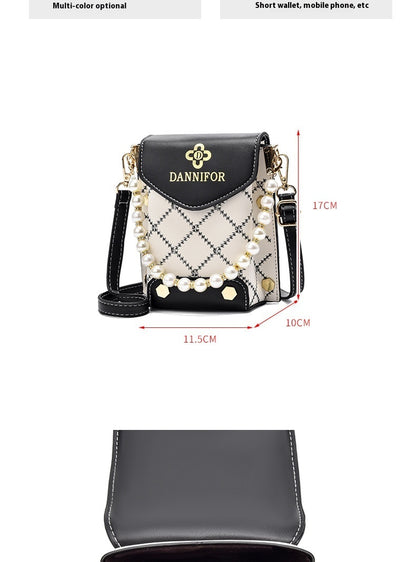 Stylish Good Texture One-shoulder Versatile Western Style Mini Bag